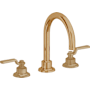 California Faucets Descanso Works 1.2 GPM Widespread Bathroom Faucet Burnished Brass Uncoated