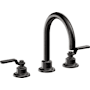 California Faucets Descanso Works 1.2 GPM Widespread Bathroom Faucet Matte Black