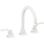 California Faucets Descanso Works 1.2 GPM Widespread Bathroom Faucet Matte White