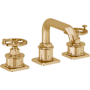 California Faucets Steampunk Bay 1.2 GPM Widespread Bathroom Faucet French Gold