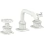 California Faucets Steampunk Bay 1.2 GPM Widespread Bathroom Faucet Matte White