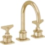 California Faucets Steampunk Bay 1.2 GPM Widespread Bathroom Faucet Polished Brass Uncoated
