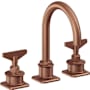 California Faucets Steampunk Bay 1.2 GPM Widespread Bathroom Faucet Antique Copper Flat