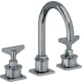 California Faucets Steampunk Bay 1.2 GPM Widespread Bathroom Faucet Black Nickel