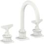 California Faucets Steampunk Bay 1.2 GPM Widespread Bathroom Faucet Matte White
