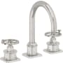 California Faucets Steampunk Bay 1.2 GPM Widespread Bathroom Faucet Polished Chrome