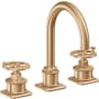 California Faucets Steampunk Bay 1.2 GPM Widespread Bathroom Faucet Satin Bronze