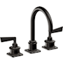 California Faucets Steampunk Bay 1.2 GPM Widespread Bathroom Faucet Matte Black