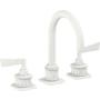 California Faucets Steampunk Bay 1.2 GPM Widespread Bathroom Faucet Matte White