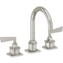 California Faucets Steampunk Bay 1.2 GPM Widespread Bathroom Faucet Polished Nickel