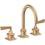 California Faucets Steampunk Bay 1.2 GPM Widespread Bathroom Faucet Satin Bronze