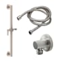 California Faucets San Elijo 30" Grab Bar Handshower Kit - Lever Handle with Round Base Satin Nickel