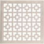 California Faucets StyleDrain Craftsman 5-1/2" Square Pattern Shower Drain Grid Satin Nickel