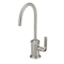 California Faucets Descanso 1.8 GPM Cold Only Water Dispenser with Knurled Lever Handle Satin Nickel