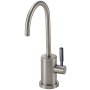 California Faucets Corsano 1 GPM Hot Water Dispenser with Black Stick Lever Handle Satin Nickel