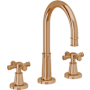 California Faucets Trousdale 1.2 GPM Widespread Bathroom Faucet Burnished Brass Uncoated