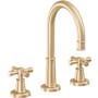 California Faucets Trousdale 1.2 GPM Widespread Bathroom Faucet Satin Brass