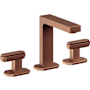 California Faucets Doheny 1.2 GPM Widespread Bathroom Faucet Antique Copper Flat