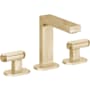California Faucets Doheny 1.2 GPM Widespread Bathroom Faucet Polished Brass Uncoated