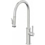 California Faucets Davoli 1.8 GPM Single Hole Pre-Rinse Pull Down Kitchen Faucet - Includes Escutcheon Polished Chrome
