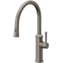 California Faucets Davoli 1.8 GPM Single Hole Pull Down Kitchen Faucet with 48 Series Handle and Low Arc Spout Graphite