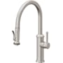 California Faucets Davoli 1.8 GPM Single Hole Pre-Rinse Pull Down Kitchen Faucet - Includes Escutcheon Ultra Stainless Steel