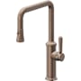 California Faucets Davoli 1.8 GPM Single Hole Pull Down Kitchen Faucet with 33 Series Handle Satin Bronze