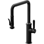 California Faucets Davoli 1.8 GPM Single Hole Pre-Rinse Pull Down Kitchen Faucet - Includes Escutcheon Matte Black