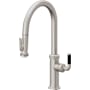 California Faucets Descanso Kitchen 1.8 GPM Single Hole Pre-Rinse Pull Down Kitchen Faucet - Includes Escutcheon Ultra Stainless Steel