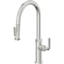California Faucets Descanso Kitchen 1.8 GPM Single Hole Pre-Rinse Pull Down Kitchen Faucet - Includes Escutcheon Polished Chrome