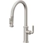 California Faucets Descanso Kitchen 1.8 GPM Single Hole Pre-Rinse Pull Down Kitchen Faucet - Includes Escutcheon Ultra Stainless Steel