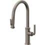 California Faucets Descanso Kitchen 1.8 GPM Single Hole Pre-Rinse Pull Down Kitchen Faucet - Includes Escutcheon Graphite