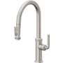 California Faucets Descanso Kitchen 1.8 GPM Single Hole Pre-Rinse Pull Down Kitchen Faucet - Includes Escutcheon Ultra Stainless Steel