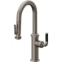 California Faucets Descanso Kitchen 1.8 GPM Single Hole Pre-Rinse Pull Down Kitchen Faucet - Includes Escutcheon Graphite