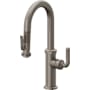 California Faucets Descanso Kitchen 1.8 GPM Single Hole Pre-Rinse Pull Down Kitchen Faucet - Includes Escutcheon Graphite