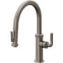 California Faucets Descanso Kitchen 1.8 GPM Single Hole Pre-Rinse Pull Down Kitchen Faucet - Includes Escutcheon Graphite