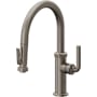 California Faucets Descanso Kitchen 1.8 GPM Single Hole Pre-Rinse Pull Down Kitchen Faucet - Includes Escutcheon Graphite