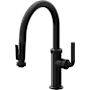 California Faucets Descanso Kitchen 1.8 GPM Single Hole Pre-Rinse Pull Down Kitchen Faucet - Includes Escutcheon Matte Black