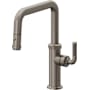California Faucets Descanso 1.8 GPM Single Hole Pull Down Kitchen Faucet with KL Series Handle Graphite