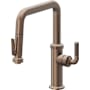 California Faucets Descanso Kitchen 1.8 GPM Single Hole Pre-Rinse Pull Down Kitchen Faucet - Includes Escutcheon Satin Bronze