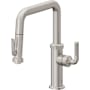 California Faucets Descanso Kitchen 1.8 GPM Single Hole Pre-Rinse Pull Down Kitchen Faucet - Includes Escutcheon Ultra Stainless Steel