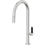 California Faucets Poetto 1.8 GPM Single Hole Pre-Rinse Pull Down Kitchen Faucet - Includes Escutcheon Polished Chrome