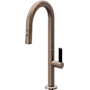 California Faucets Poetto 1.8 GPM Single Hole Pre-Rinse Pull Down Bar Faucet - Includes Escutcheon Satin Bronze