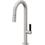 California Faucets Poetto 1.8 GPM Single Hole Pre-Rinse Pull Down Bar Faucet - Includes Escutcheon Ultra Stainless Steel