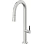California Faucets Poetto 1.8 GPM Single Handle Single Hole Pull-Down Spray Bar / Prep Faucet Polished Chrome