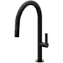California Faucets Poetto 1.8 GPM Single Hole Kitchen Faucet - Includes Escutcheon Matte Black