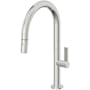 California Faucets Poetto 1.8 GPM Single Hole Kitchen Faucet - Includes Escutcheon Polished Chrome