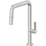 California Faucets Poetto 1.8 GPM Single Hole Pre-Rinse Pull Down Kitchen Faucet - Includes Escutcheon Polished Chrome