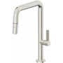 California Faucets Poetto 1.8 GPM Single Hole Pre-Rinse Pull Down Kitchen Faucet - Includes Escutcheon Polished Nickel