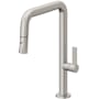 California Faucets Poetto 1.8 GPM Single Hole Pre-Rinse Pull Down Kitchen Faucet - Includes Escutcheon Ultra Stainless Steel